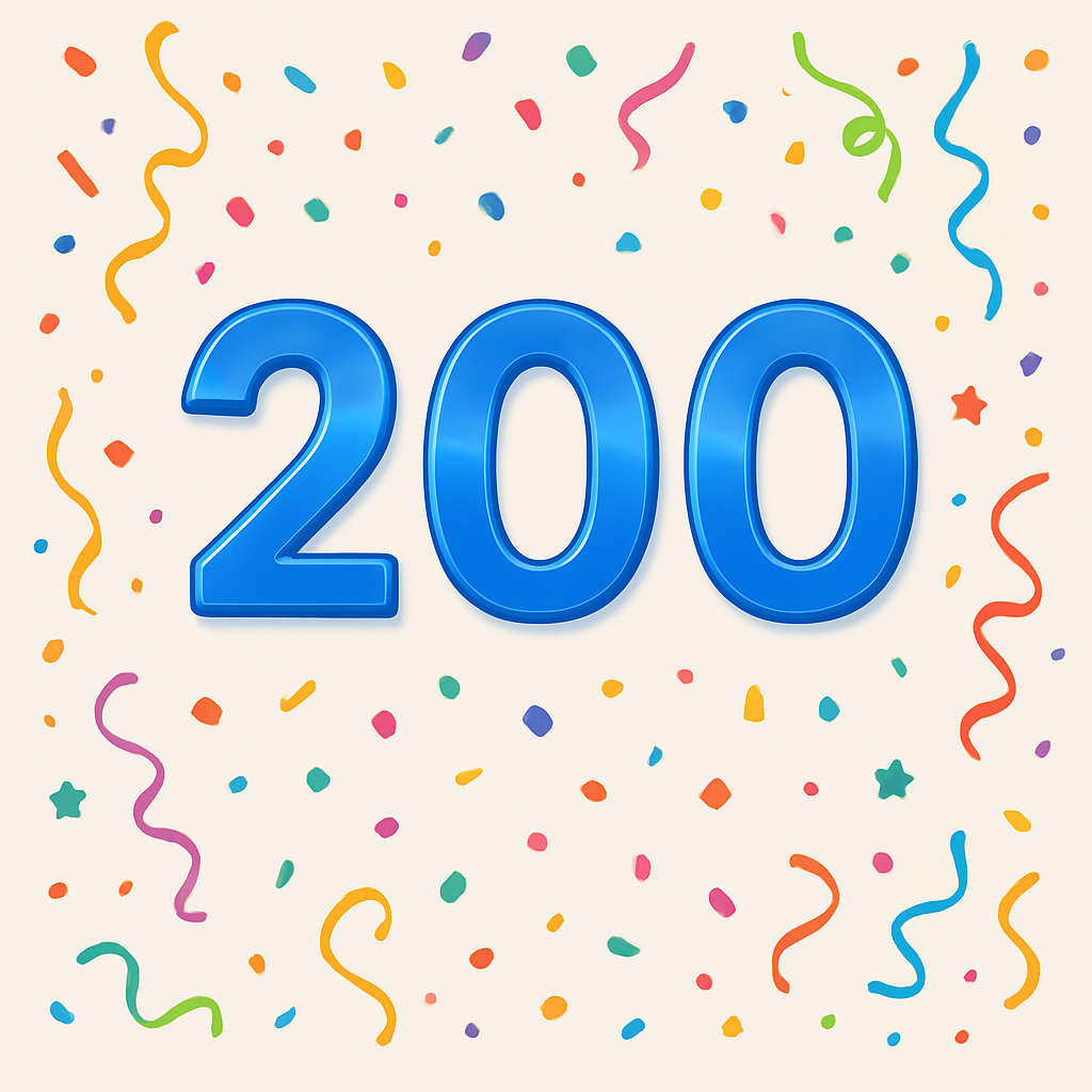 200 PARTICIPANTS!