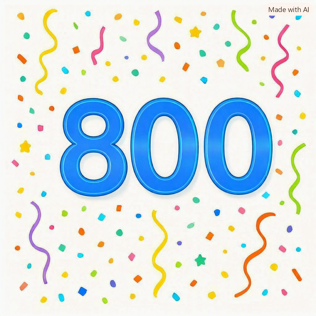 800 Participants!!!